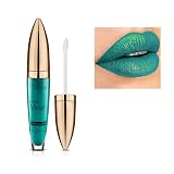 Easilydays Halloween Diamond Shiny Matte Lipstick, Gothic Glitter Liquid Lip Gloss, Sparkling High P