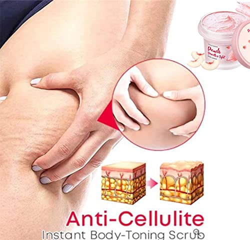 Esfoliante Corporal Clareador,Esfoliante Corporal Smooth Peach Cuidados com a Pele - Esfoliante de p