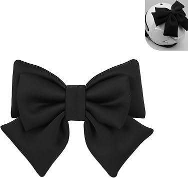 Large Bow Helmet Accessory, Cute Beautiful Bow Helmet Accessory, Suction Cup Waterproof Fade-Resistant Ornament for Women, Universal for Most Motorcycle Helmets