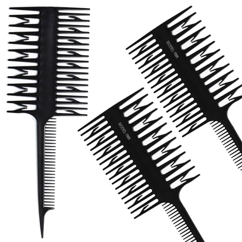 Parcelona Pettine per capelli con motivo leopardato largo francese