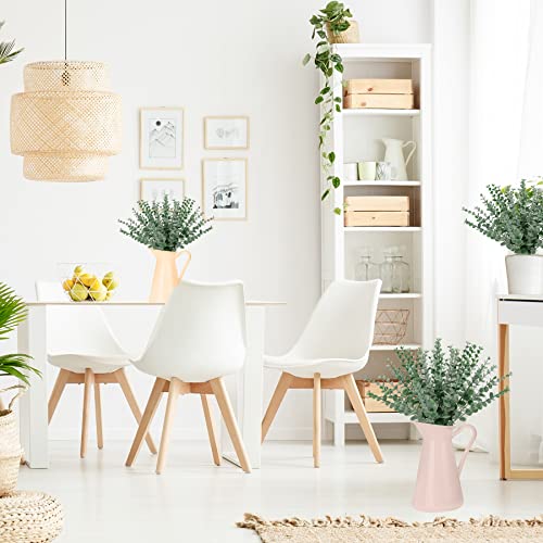 Feqo 90 Pcs Eucalyptus Stems Artificial Green Stems Eucalyptus Leaves Stems 15 Inch Eucalyptus Branches Faux Eucalyptus Stem For Wedding Bouquet Home Decor #TOP4