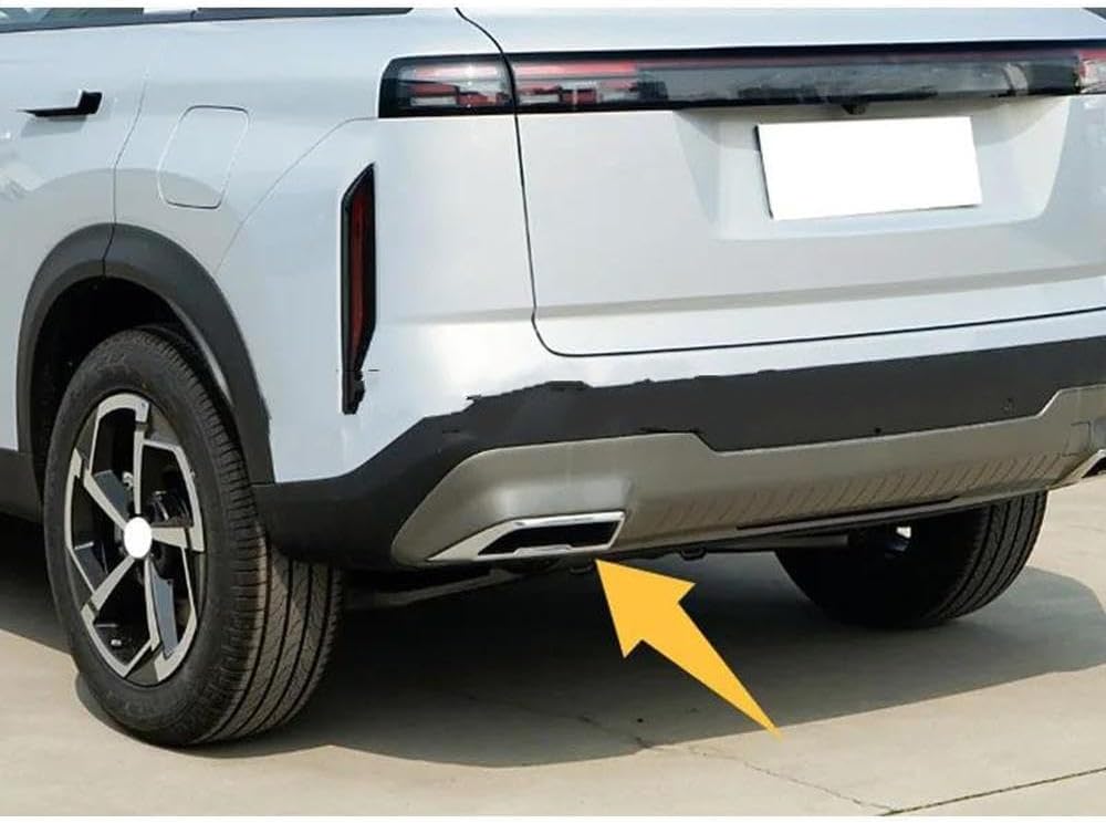Car Rear Exhaust Pipe Throat Trim Cover For Jaecoo J7 Rear Bumper Trim Frame Rear End Components(Right Side)