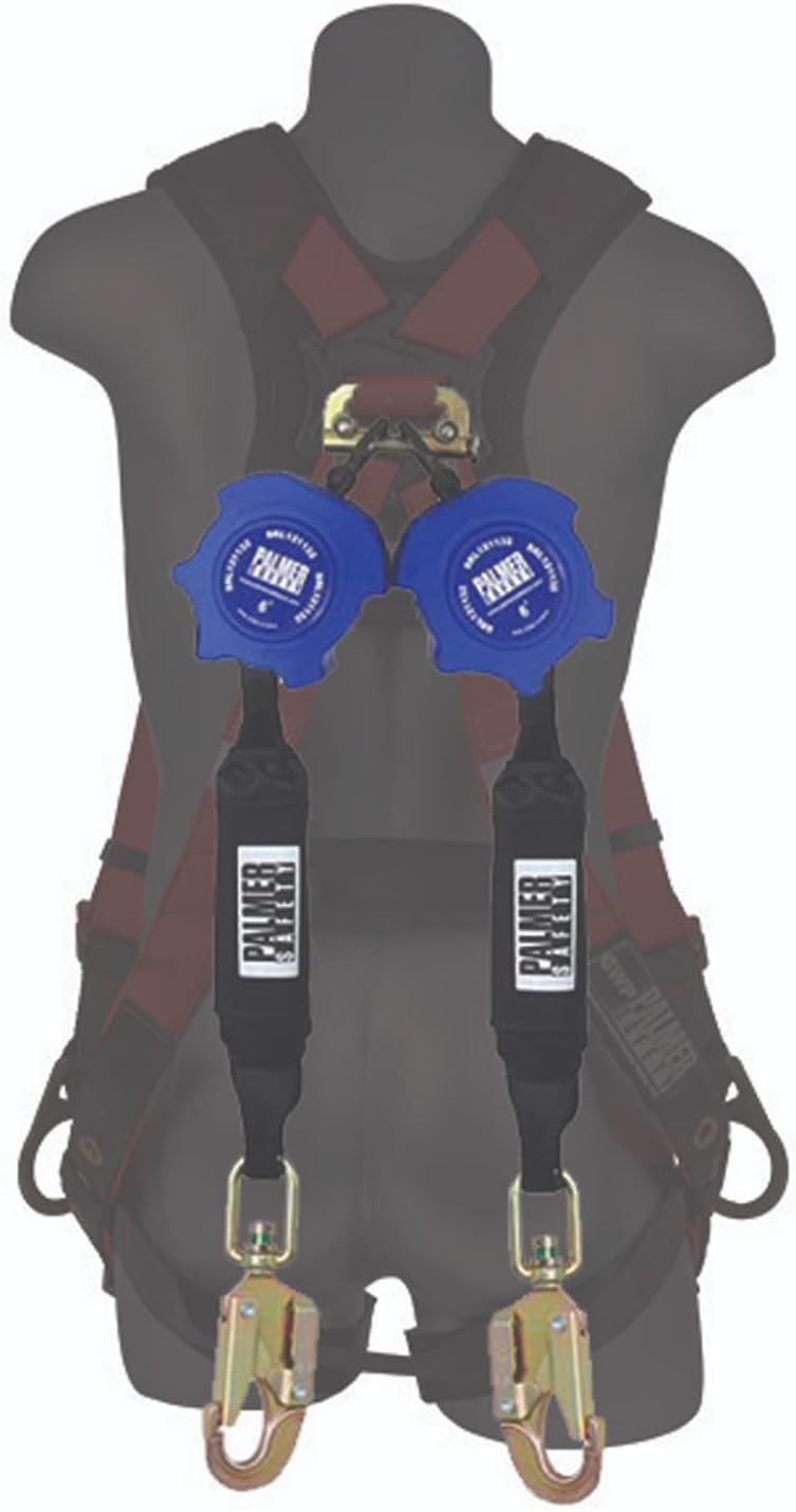 Tесh Dеаlѕ 🔥 Palmer Safety Fall Protection SRL121132T Twin SRL 6' Lightweight Web with Snap Hooks Crаzу Dеаlѕ Palmer Safety Fall Protection SRL121132T Twin SRL 6' Lightweight Web with Snap Hooks