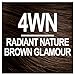 Naturtint Permanent Hair Color 4WN Radiant Nature Brown Glamour (Pack of 1), Ammonia Free, Vegan, Cruelty Free, up to 100% Gray Coverage, Long Lasting Results (Packaging may vary)