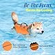 Pawaboo Schwimmweste Hund, Einstellbare Hundeschwimmweste mit Starkem Auftrieb und Langlebigem Rettungsgriff Reflektierend Rettungswesten für Hunde Schwimmen Surfen Bootfahren, L, Orange