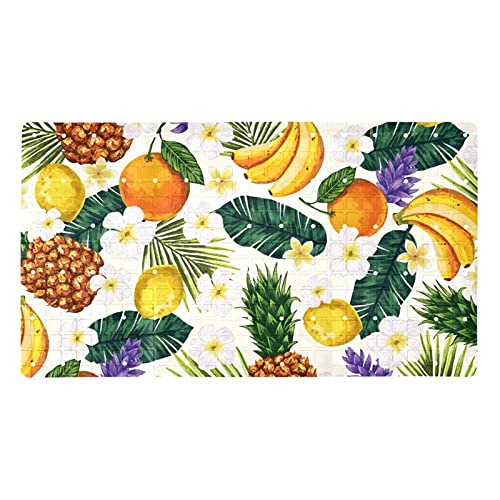 Tapis de baignoire antidérapant à ventouses avec motif floral pour douche - 2