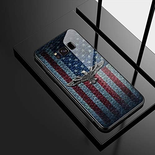 Miniatura 4 de ZHEGAILIAN Funda compatible con Samsung Galaxy S8, carcasa trasera de plexiglás con patrón fresco diseñado con funda de TPU suave para Samsung
