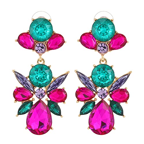 Boucles d'oreilles en forme de diamant pour femmes : accessoires d'exception sertis de guirlandes