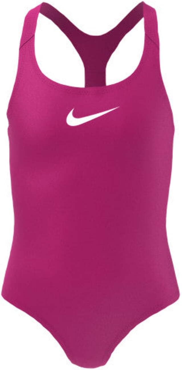 Nike Swim Girls' Essential Racerback One Piece Pink Prime XS (6X Little Kids) / Pink Prime
