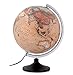 Produktbild Atmosphere Globus, Ziffernblatt Kunststoff, beleuchtet, in Spanisch, 30 cm, Sepia (mapiberia Solid A)