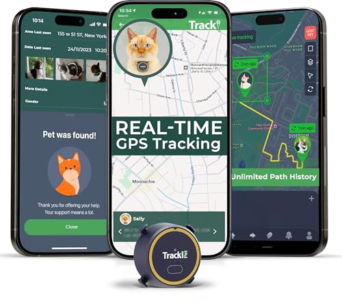 Tracki Cat GPS Tracker – Real-Time Cat Tracker & GPS Tracker for...