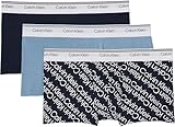 Calvin Klein Uomo Pantaloncini Boxer Confezione da 3 Balance Vita Bassa, Multicolore (Pct/Dft/SIL), S