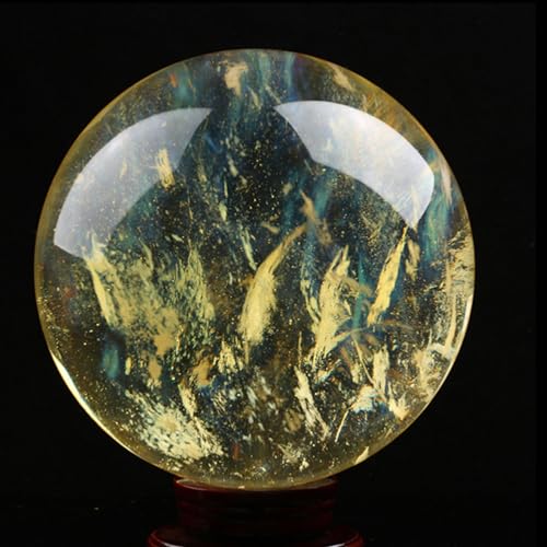 Sphère en citrine de qualité supérieure 100mm quartz transparent pur - 6