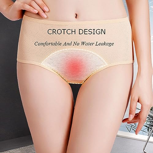 REUset Damen-Inkontinenz-Unterhosen, 3 Stück, urinsicher, waschbar, atmungsaktiv, wasserdicht, waschbare Damen-Inkontinenz-Unterhosen, Größe A, L