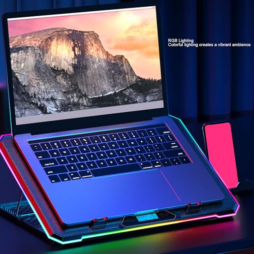 Bewinner Base Refrigerante RGB para Laptop 12-19 pulgadas miniatura 2
