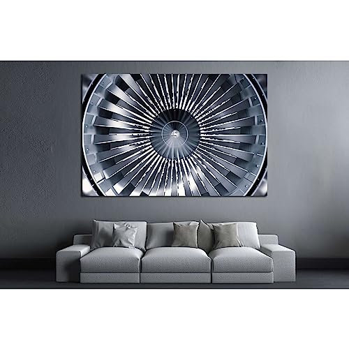 Big Propeller №176 impression sur toile ZELLART 140x90cm tableau prêt à poser