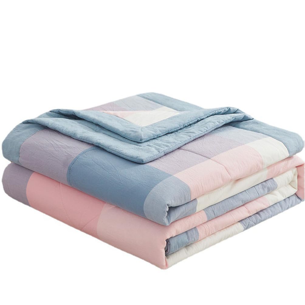 Couette d'été légère pour chambre parentale fraîche en coton lavé