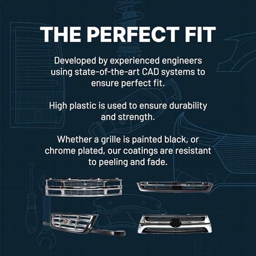 Image of Garage-Pro Grille Assembly For Ford Escape 2017-2019 Painted Black