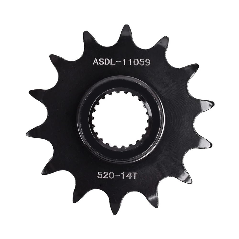Pignone anteriore moto 14T 38T-520 adatto for YFM250 2008-2013 YFM 250(Front only)