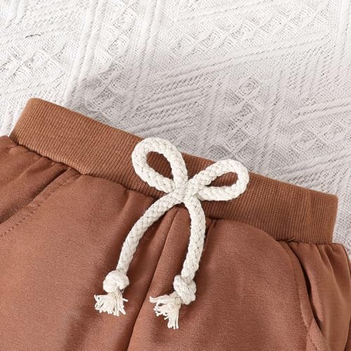 Boys and Toddlers' Sweatsuits Set Plaid Patchwork Sweatshirts Pullover Top+Solid Joggers Sweatpants Baby Clothing4