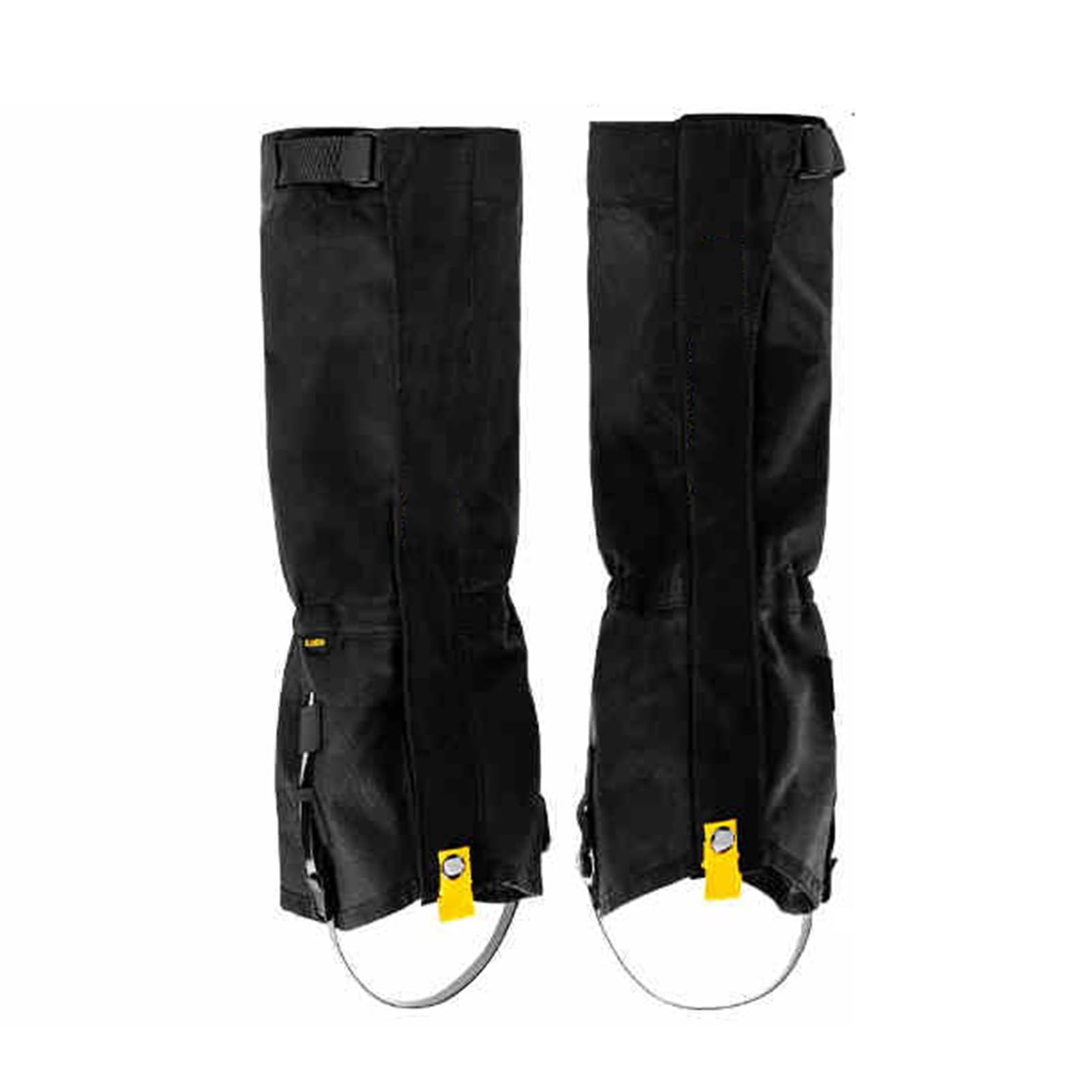 Polainas de Nieve, Polainas Ajustables for Exteriores, for Senderismo en Barro,y Nieve, Caza, Escalada o esquí, Unisex(Black,XS)