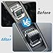 ushilife Gear Lever Shift Knob Cover Trim Compatible with Audi A3 A3L 2021-2023, Automatic Tranmission Lever Gear Shifter for Audi A3 S3 RS3 8Y 2020-2023