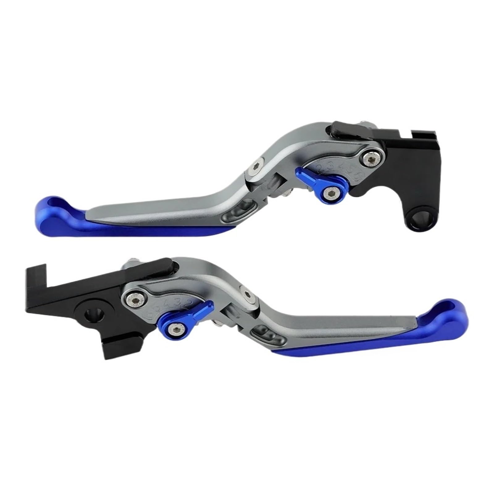 Levier frein pliable YZF 750 anti-casse alu Titanium Blue - 5