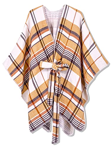 Image of Breezy Lane Women's Shawl Wraps Warm Poncho Ruana Wrap Cardigan