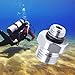 REElua Quickly Connection Diving Computer Adapters High Pressures Diving Adapters Male Thread for Secure Connection Low Pressures to