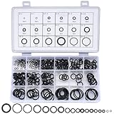 oリング oリング セット ゴムワッシャー シールOリング 18 種類 225 個耐油性耐摩耗性耐熱水耐性完璧なシール ガスケット ガスケット機械修理給水 I.D. 3-22 mm