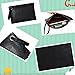 DIHKLCIO Evening Bags Purse Envelop Clutch Chain Shoulder Womens Wristlet Handbag Foldover Pouch (black) X-Large