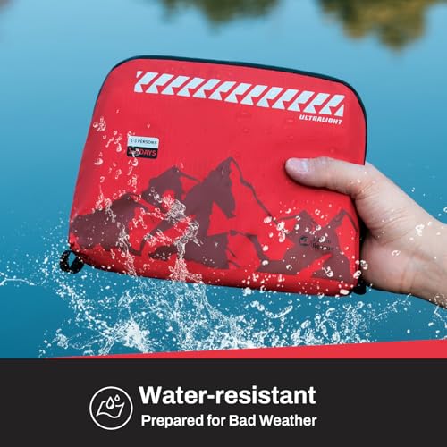 Image of RHINO RESCUE Ultralight First Aid Kit Water-Resistent Medical Kit for Camping, Cycling, Travel, Climbing, Up to 4 Days