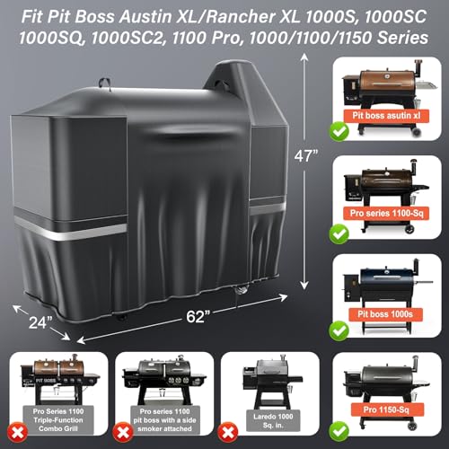 Image of Utheer Grill Cover for Pit Boss Austin XL, 1000D3, 1150, 1100 Series