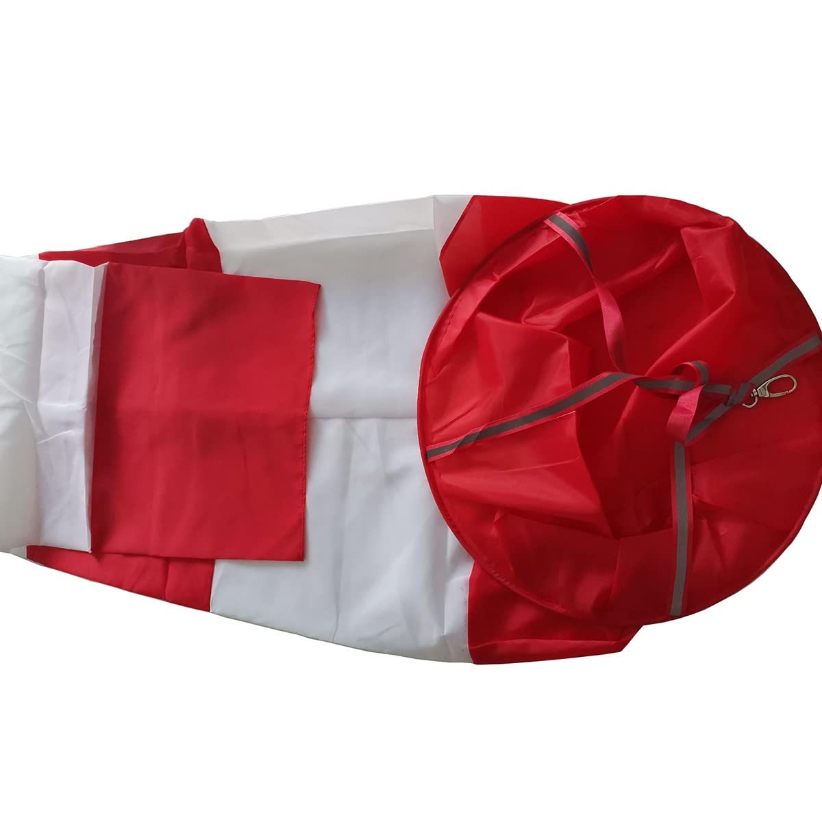 Manica A Vento, 150cm Di Lunghezza Impermeabile Segnavento Rosso E Bianco, Borsa For La Direzione Del Vento Segnavento For La Misurazione Del Vento, Bandiera Di Avvertimento In Tessuto Oxford Rip-stop