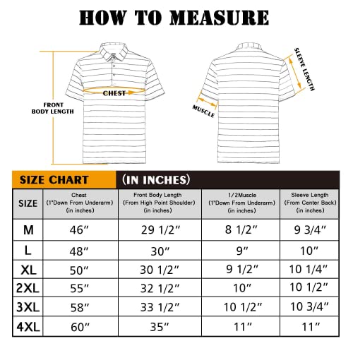 Polo de golf homme coupe ajustée performance Taille L