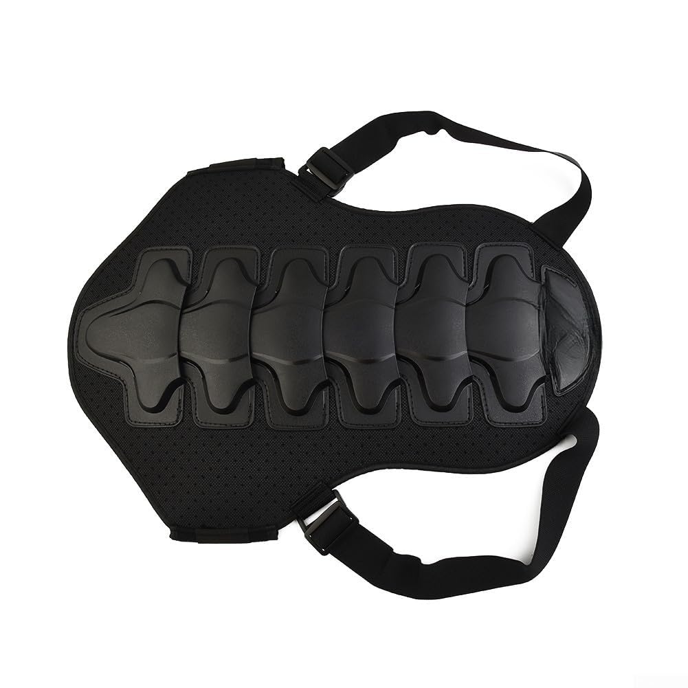 Gilet de protection dorsale pour moto avec protection de la colonne vertébrale, avec ceinture de taille réglable, pour course, équitation, ski, skateboard, sports