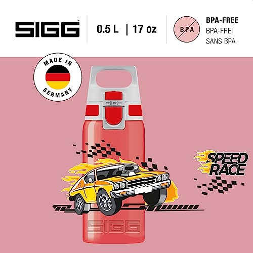 Sigg, Sports Water Bottle For Kids, Viva One Speed Race, Suitable For Carbonated Drinks, Leakproof, Dishwasher Safe, BPA Free - Image 2