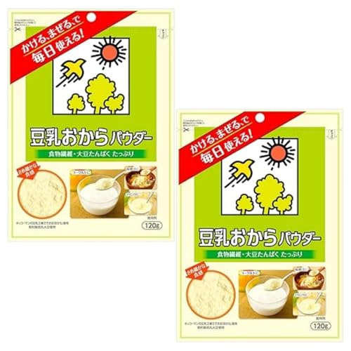 2袋セット 豆乳おからパウダー 120g×2の商品画像（Amazon）