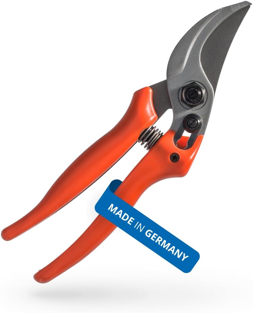 Original LÖWE Bypass Pruner Garden Tools 14.104 | Use as Pruners, Hedge Trimmer, Garden Shears, Pruning Shears for Gardening | For cutting roses, twigs, branches, and cut flowers | Made in Germany - Thumbnail 2
