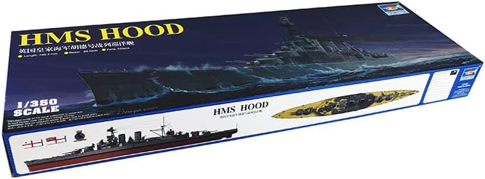 Miniatura 3 de Trompetista 05302 1350 Royal Navy HMS Hood Battle Cruiser Modelo estático Kit de bricolaje