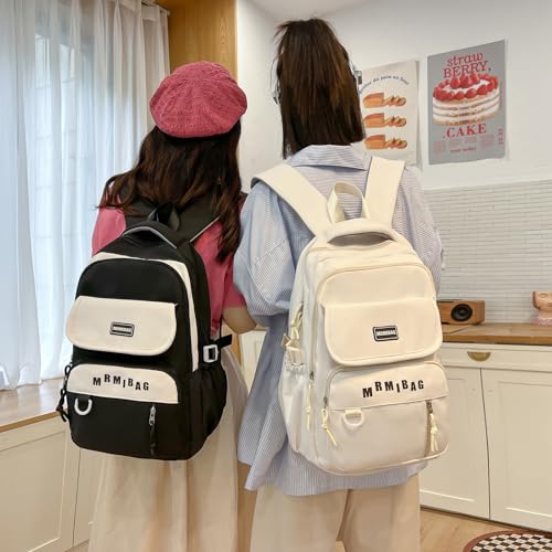 Sac à dos tendance à la mode avec design patchwork asymétrique pour jeunes