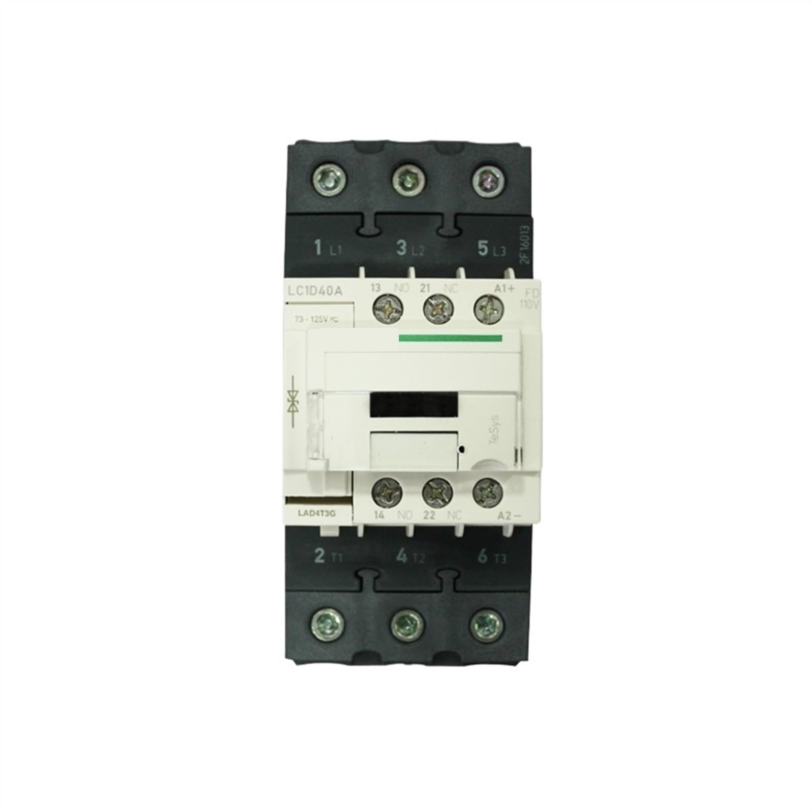 HUUOQIWY LC1D65ABD Three-Pole contactor 3P 65A 24VDC one Open and one Close