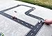 PlayTape Road Tape for Toy Cars - Sticks to Flat Surfaces; No Residue; 2-Pack of 30 ft. x 4 in. Asphalt Road