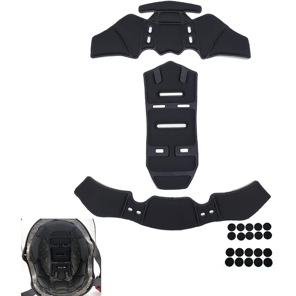 UDJCHK Helmet Padding for HJC F70 Carbon 2021-2025, Helmet Replacement Pads for Motorcycles, Breathable Motorcycle Helmet Cushion, Detachable and Washable Liner,Black