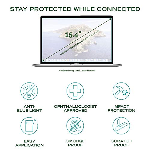 Eyejust Laptop Blue Light Blocking Screen Protector, Compatible With 15.6" Laptop, Computer Screen Blue Light Blocker, Anti Blue Light Filter, Anti-Uv Eye Protection, Relieve Eye Strain, Premium Full Screen Coverage #TOP1