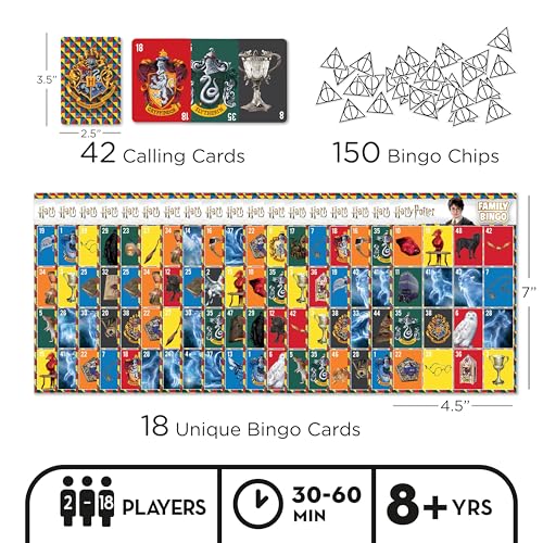 Aquarius Juego de Bingo Harry Potter Familia 8+ miniatura 2