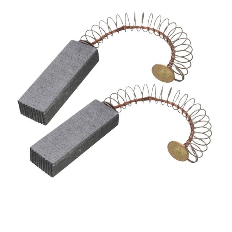 2/4/6 cepillos de carbón para motor eléctrico, herramienta de repuesto de reparación de resorte de latón para generador eléctrico de taladro de martillo (4 piezas)