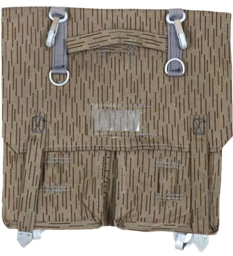 Genuine East German NVA Rucksack Strichtarn Camo Field Pack Raindrop Backpack Field Gear