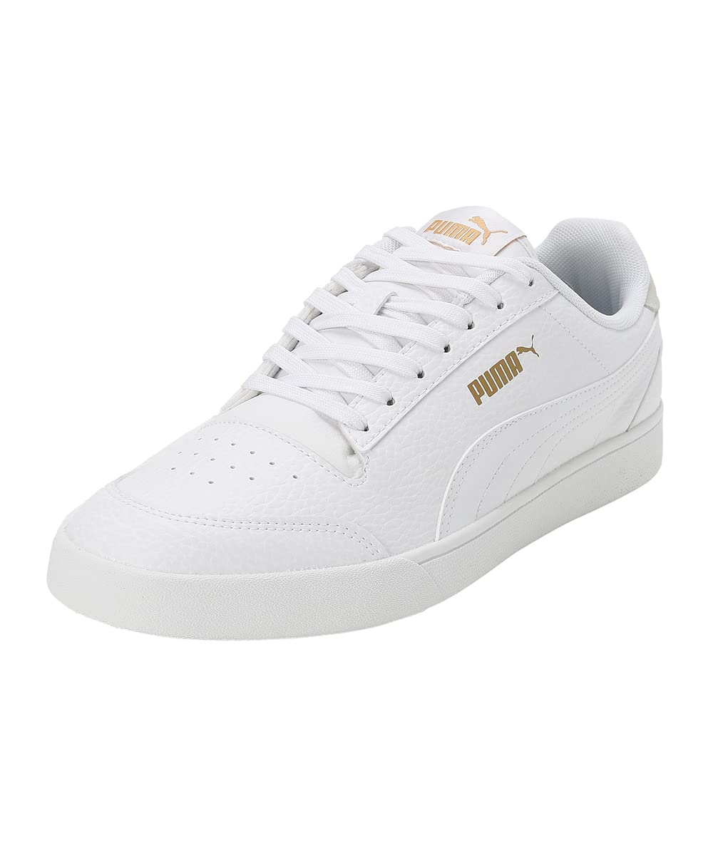 Puma Unisex-Adult Shuffle RES White-Team Gold Sneaker - 7UK (39124902) (B0BN68P3D3) Amazon Price History, Amazon Price Tracker