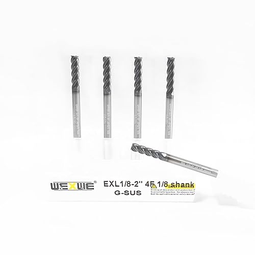 Vista 17 de Herramientas Serie G-SUS Carburo Cuadrado Fresa de Extremo, Recubrimiento MAH, Fresa de Extremo para Acero Inoxidable, Titanio, Inconel, Aleaciones